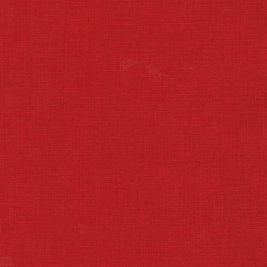 Kaufman's Quilter's Linen Red Crimson