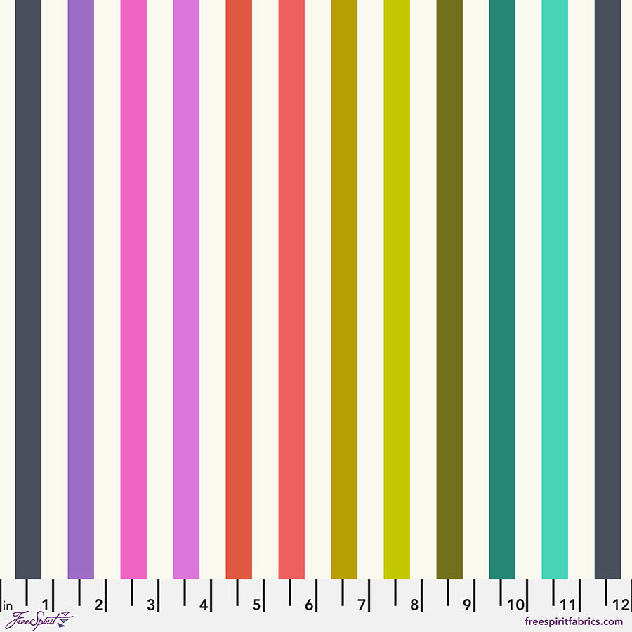 Tula Pink Tabby Road Deja Vu Disco Stripe (Cotton)