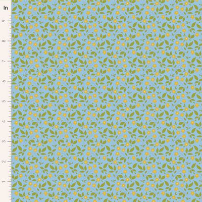 Tilda Sunday Brunch Tipsy Sky Teal