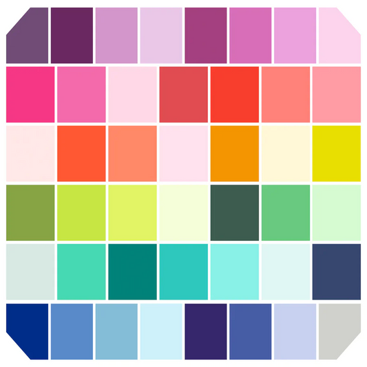 Tula Solids - Fat Eighths - 44pcs