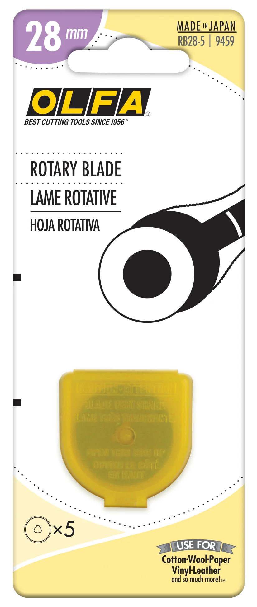 Olfa Rotary Blade 28mm 5pk