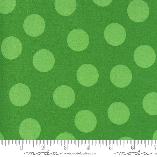 Merry and Bright Green Dot Moda