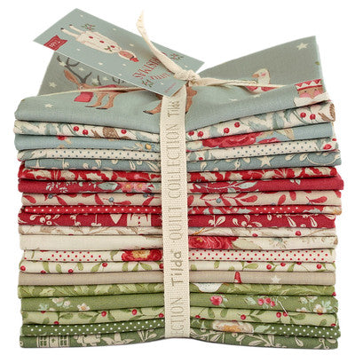 Tilda Merry LIttle Christmas Fat Quarter Bundle 20pc
