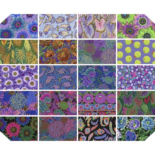 Kaffe Fassett August 2021 Dark Fat Quarter Bundle