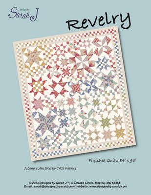 Revelry Quilt Pattern Tilda Jubilee