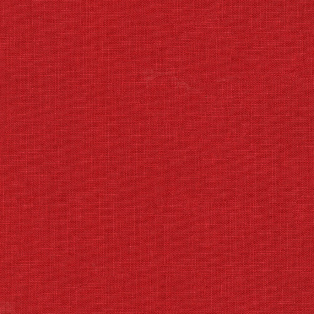 Kaufman's Quilter's Linen Red Crimson