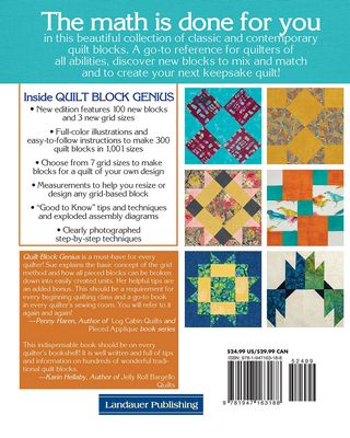 Quilt Block Genius Book (2nd ed) by Sue Voegtlin