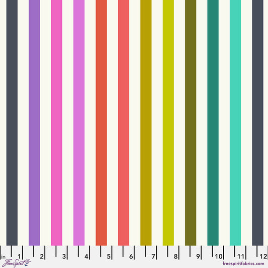Tula Pink Tabby Road Deja Vu Disco Stripe  (Cotton)