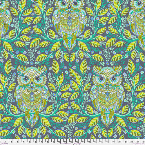 Tula Pink Full Moon Forest II Hootie Patootie Starlight