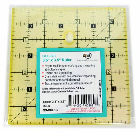 Quilter's Select Ruler 3.5" x 3.5"