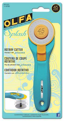 Olfa Splash Blue Rotary Cutter Quick Change