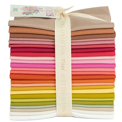 Tilda Solids Fat Quarter Bundle Warm