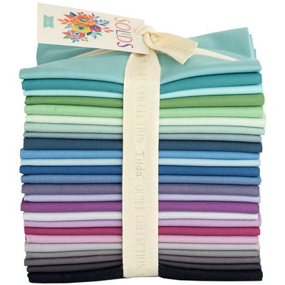 Tilda Solids Fat Quarter Bundle Cool