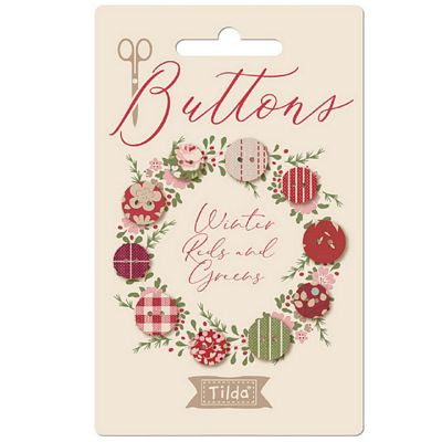 Tilda Creating Memories Buttons - Winter