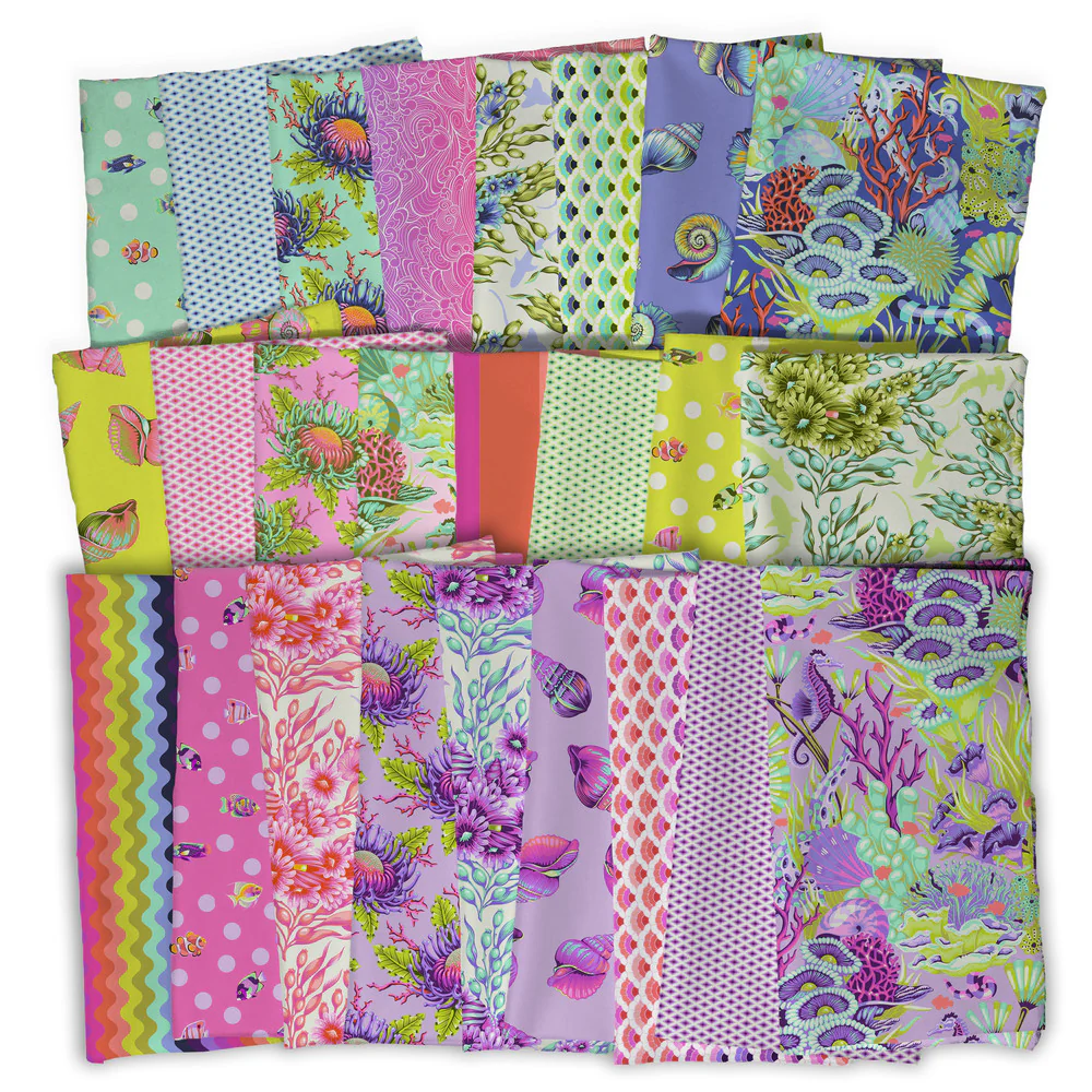 Tula Pink Floral Reef Fat Quarter Bundle 25pc