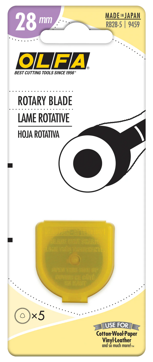 Olfa Rotary Blade 28mm 5pk
