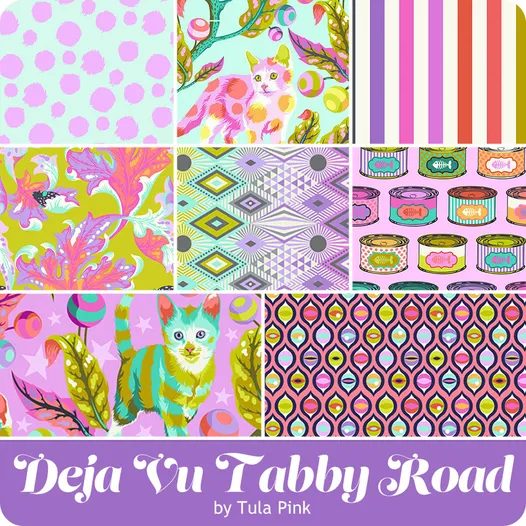 Tula Pink Tabby Road Deja Vu One Yard Bundle Ships Now!