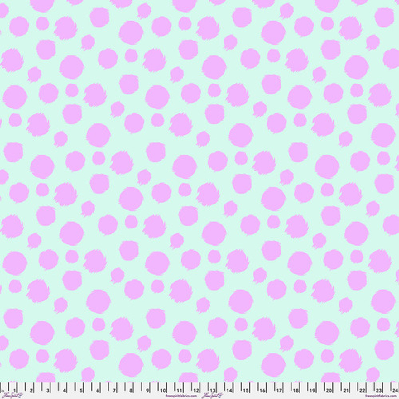 Tula Pink Tabby Road Deja Vu Fur Ball Technomint Minky