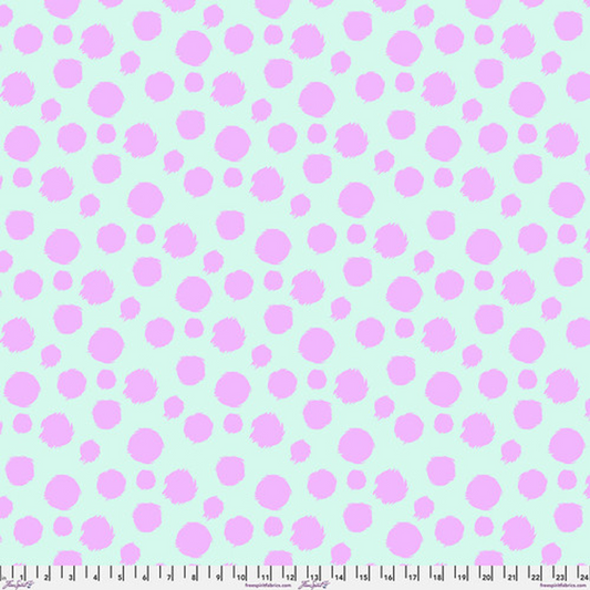 Tula Pink Tabby Road Deja Vu Fur Ball Technomint Minky