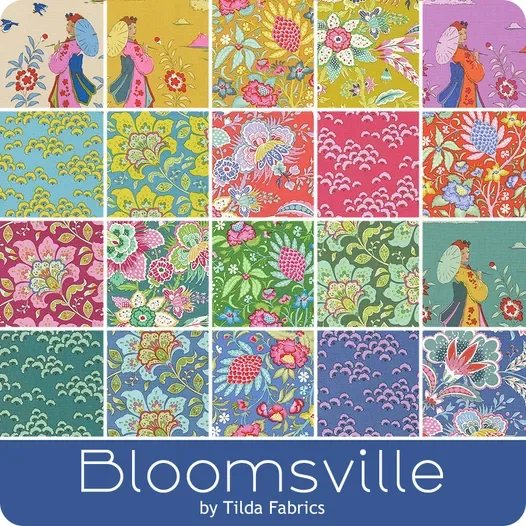 Tilda Bloomsville Special Edition 2023 10" Fabric Stack